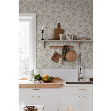 Lehtitapetti keittioon Vinnie S10191 Sandbergilta image