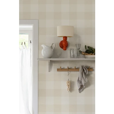 Moderni ruudullinen tapetti Lykke Sandbergilta S10214 image