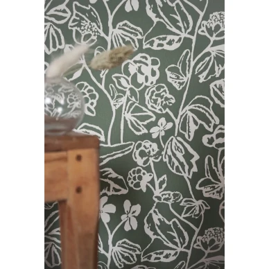 Kaunis vihrea tapetti Molnbar image