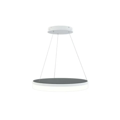 Musta akustiikkahuopa valaisimen sisalla vaimentaa aanta Acoustic Circulo image