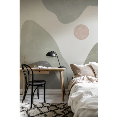 Rauhoittava tapetti makuuhuoneeseen Terrain R18635 Rebel Wallsilta image