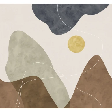 Terrain luonnonlaheinen abstrakti kuvatapetti Rebel Wallsilta R18371 koko kuvio image