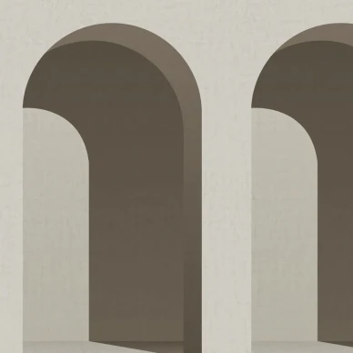 Arch hiekanvarinen kuvatapetti Rebel Wallsilta R18620 image