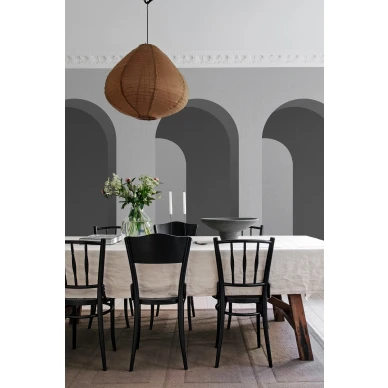 Rohkea harmaa tapetti Rebel Wallsilta Arch R18618 image