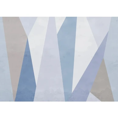 Chrystal liila geometrinen tapetti Rebel Wallsilta R18607 koko kuvio image