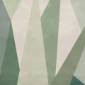 Chrystal vihrea geometrinen kuvatapetti Rebel Wallsilta R18608 koko kuvio
