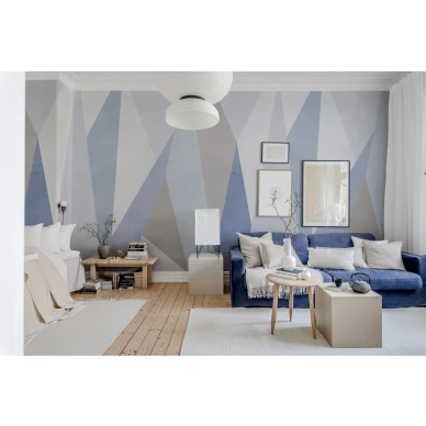 Liila tapetti palapelikuviolla Rebel Wallsilta Chrystal R18607 image