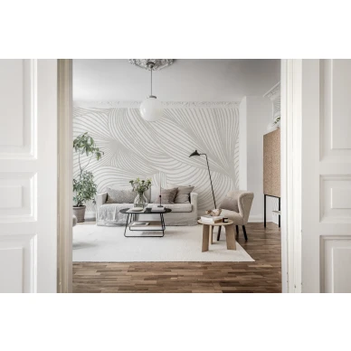 Beige tapetti Opulence Lines R18596 Rebel Wallsilta image