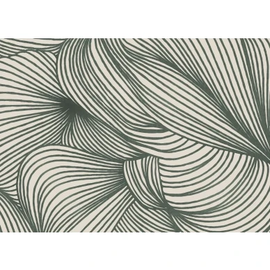 Opulence Lines vihrea graafinen tapetti Rebel Wallsilta R18598 koko kuvio image