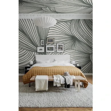 Vihrea tapetti Opulence Lines Rebel Wallsilta R18598 image
