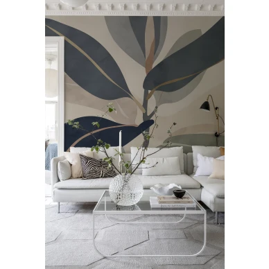 Olohuoneen tapetti suurella kuviolla Rebel Wallsilta Ruby R18391 image