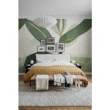 Upea lehtitapetti makuuhuoneeseen Ruby Rebel Wallsilta R18590 image