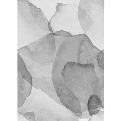 Petals grafiitinharmaa abstrakti kuvatapetti Rebel Wallsilta R18589 koko kuvio image