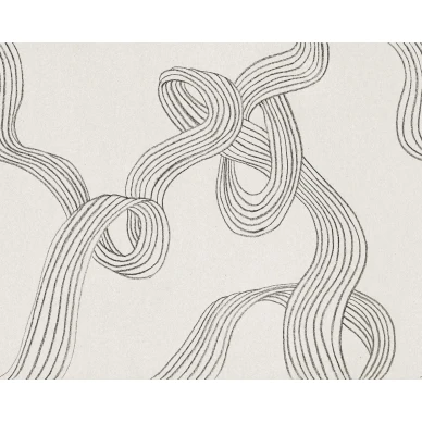 Stripes grafiitinharmaa leikkimielinen graafinen tapetti Rebel Wallsilta R18422 koko kuvio image