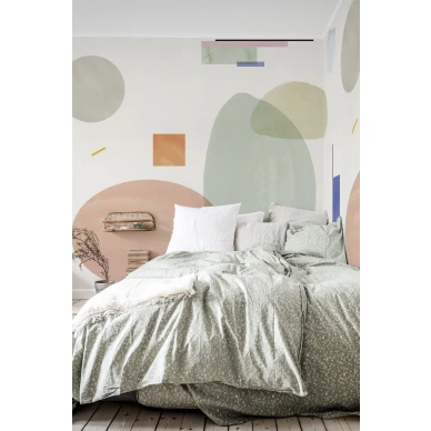 Makuuhuoneen iloinen tapetti Geometry R18361 Rebel Wallsilta image