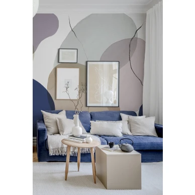 Geometrinen tapetti olohuoneeseen Floating Rebel Wallsilta R18342 image