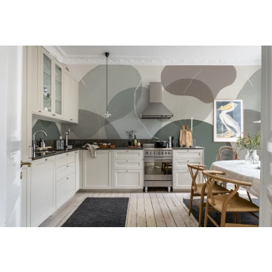 Keittion graafinen kuvatapetti Floating R18341 Rebel Wallsilta image