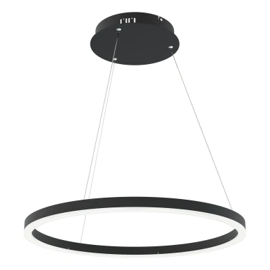 Moderni musta rengasvalaisin Layer 1 Valaisin Gronlundilta image