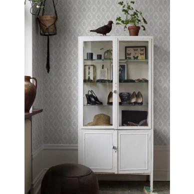 Harmaa tapetti Eternal Flower 4263 Borasilta image