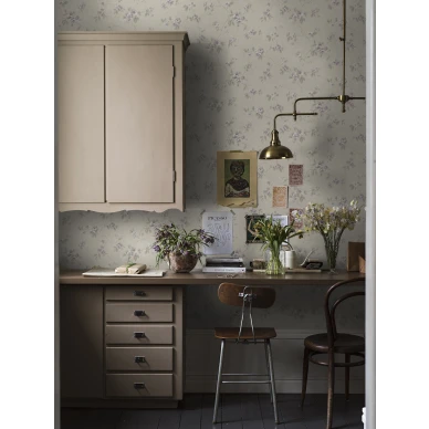 Liila kukkatapetti Vintage Rose 4256 Borastapeterilta image