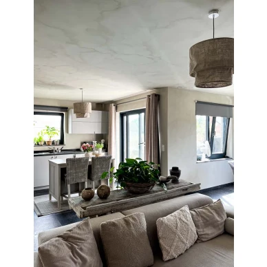 Olohuoneen kalkkimaali beige Fossil savy Kalklitirilta image