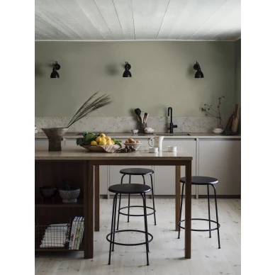 Keittion vihrea tapetti Soft Olive 4335 Borastapetilta image