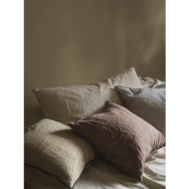 Yksivarinen keltainen tapetti Borasilta Linen Oat 4323 image