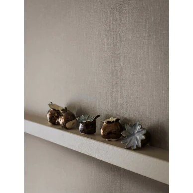 Borastapeterin harmaa tapetti Muscot Linen 4313 image