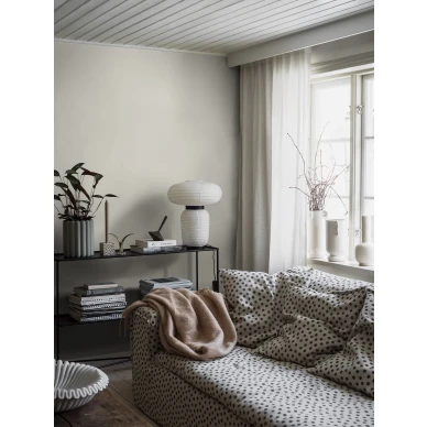 Olohuoneen valkoinen tapetti Borasilta Light Linen 4306 image