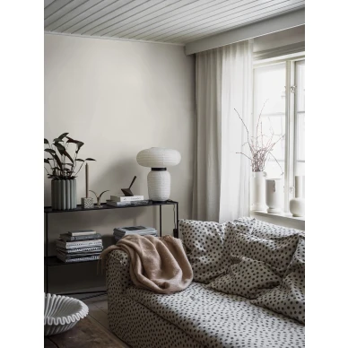 Olohuoneen tapetti yksivarinen valkoinen Borasilta Calm White 4301 image