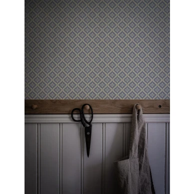 Klassinen vinoruudullinen tapetti Durolta Ingrid 516 04 image