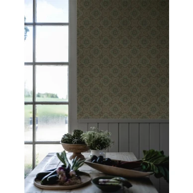 Beige keittiotapetti Alnon 517 02 Durolta image