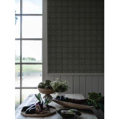 Tummanharmaa tapetti Durolta Alnon 517 03 image