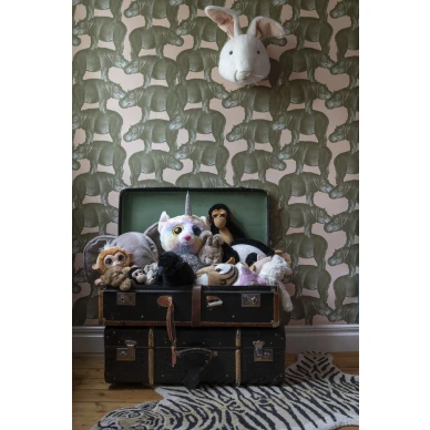 Hauska tapetti virtahevoilla lastenhuoneeseen Studio Lisa Bengtssonilta 1416 image