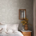 Harmaa makuuhuoneen tapetti Idun Sandbergilta S10207