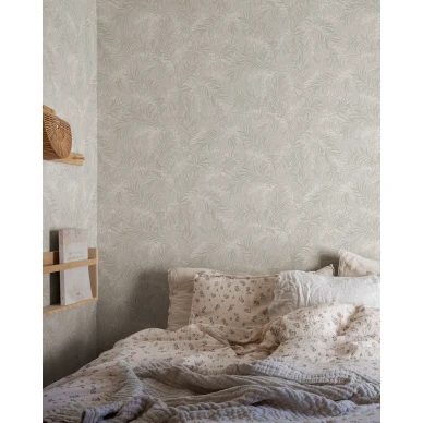 Olohuoneen tapetti Sandbergilta harmaa Idun S10207 image