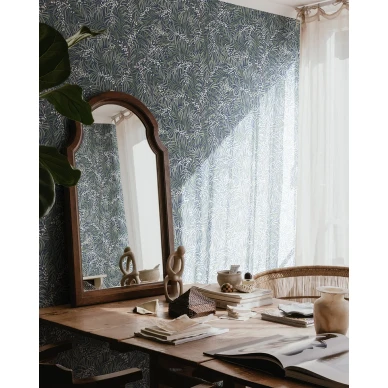 Sininen keittiotapetti Idun S10208 Sandbergilta image