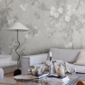 Harmaa olohuoneen tapetti Franka Sandbergilta S10220