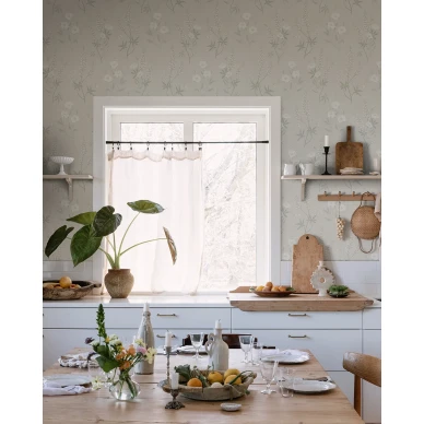 Beige keittiotapetti Emma Sandbergilta S10184 image