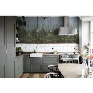 Kuvatapetti keittioon Borastapeter Studiolta Morning Mist 9473w image