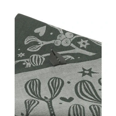 Vihrea jouluaiheinen keittiopyyhe Ferm Livingilta Misteltoe Tea Towel 1104266280 image