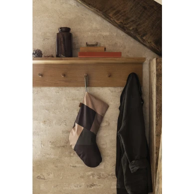 fermLIVING XMAS22 PatchworkChristmasStocking image 1 image