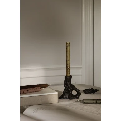 Steariinikynttila epatasaisella pinnalla Mura Candles Ferm Living image