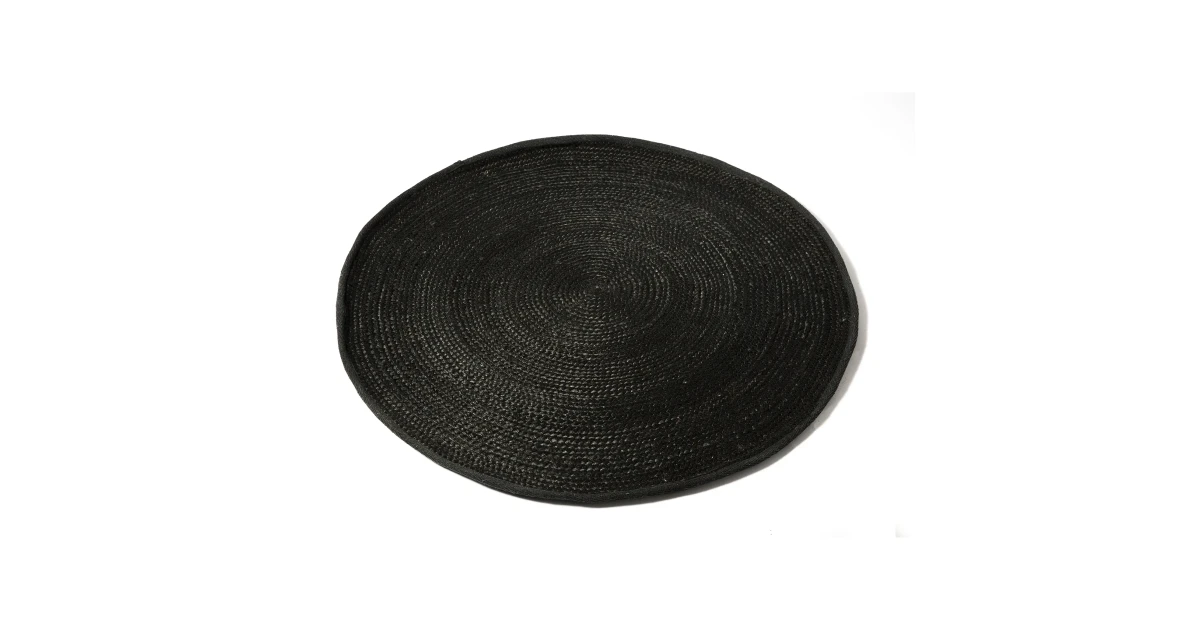 Black Tree Rug Christmas Tree Rug Deluxe Black joulukuusenmatto By Bensonilta