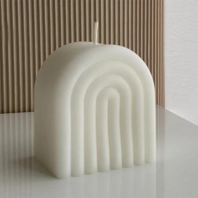 Bage valkoinen kaarikynttila ruotsalaiselta Vekelta image