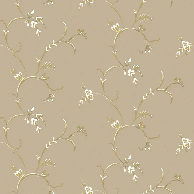 Ekbacken beige kukkatapetti Durolta 523 01 image