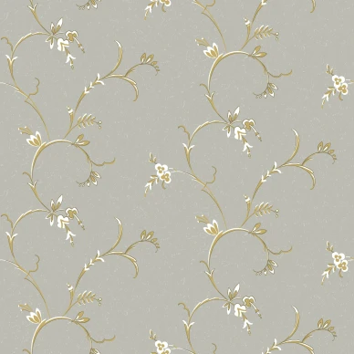 Ekbacken harmaa kukkatapetti Durolta 523 02 image