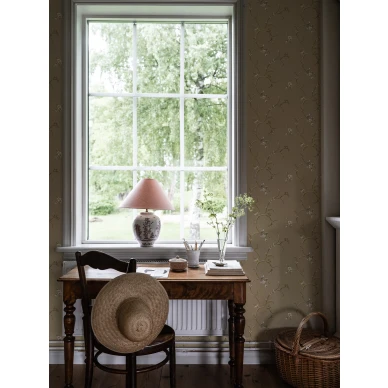 Klassinen kukkatapetti Ekbacken Durolta 523 01 image