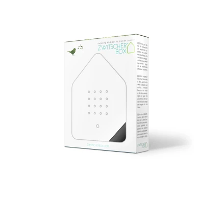 Zwitscherbox linnunlauluboksi musta image