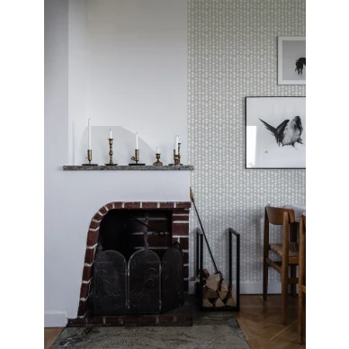 Harmaa retrotapetti Durolta Margaret Rose 527 02 image